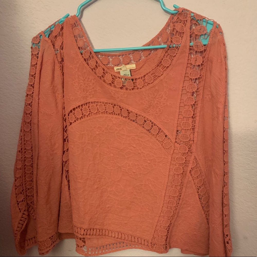 Pink blouse